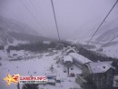 вид на поляну Азау с новой гондольной канатки