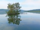 Водохранилище у подножия горы Пидан, со стороны находкинской трассы.