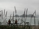 Двое и море.Бухта Триозерье.