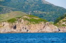 Острова Таранцева на фоне полуострова Щульца