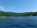 побережье... по пути на катере из Андреевки на маяк Гамова