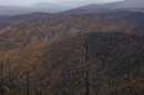 С высоты видно каменные осыпи