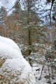 Замерзший водопад.