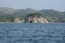 Скалы и гроты полуострова Гамова. Морская прогулка вокруг полуострова Гамова (до морского заповедника). Хасанский район.