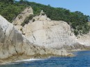 Скалы полуострова Гамова. Морская прогулка вокруг полуострова Гамова (до морского заповедника). Хасанский район.
