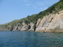 Скалы полуострова Гамова. Морская прогулка вокруг полуострова Гамова (до морского заповедника). Хасанский район.