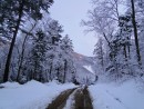 В закатных тонах.