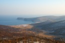 Вид с перевала на бухту возлу мыса Льва