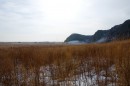 Болота возле скал горы Голубиный утёс
