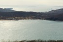Вид на посёлок Старк острова Попова с вершины полуострова Кондратенко.