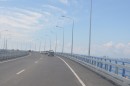 Трасса к мосту на остров Русский, подъезжаем