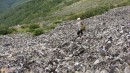 23.Спуск с вершины. И снова по каменным осыпям, уже вниз.